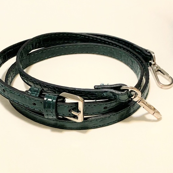 Zara Animal Print Mini Bag w. Strap | Emerald - Picture 7 of 8